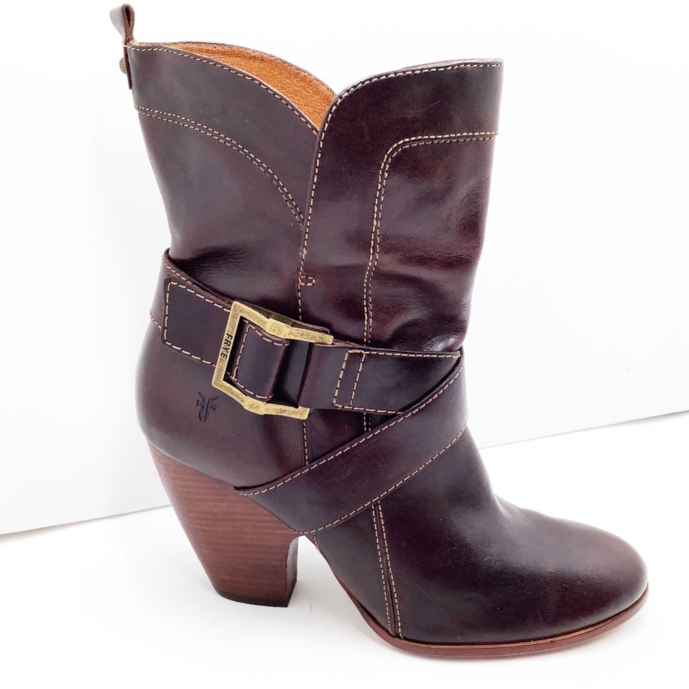 {Frye}Andrea Mid Calf Boots